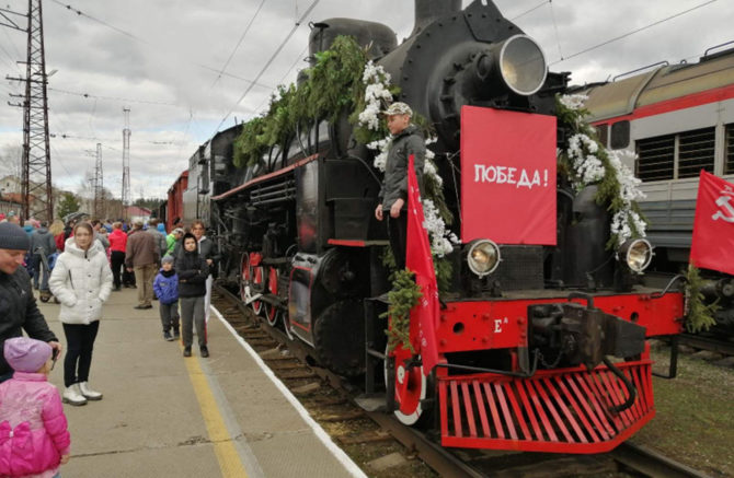 В Пермский край на пять дней прибыл поезд времен Великой Отечественной войны «Эшелон Победы»